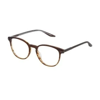 Lanvin VLN 737-0D83 Vln 737-0d83 Brown Square Unisex Acetate Eyeglasse