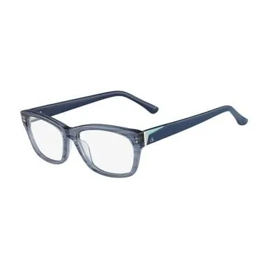 Calvin CK-5835-280 Ck-5835-280 Azure Silk Square Women's Plastic Eyegl