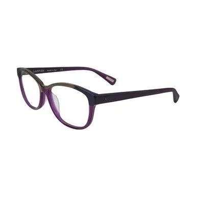 Lanvin VLN 662M-0U55 Vln 662m-0u55 Purple Stripe Square Women's Acetat