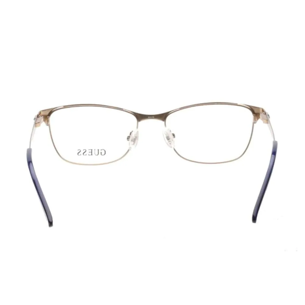 Guess GU-2512-091 Gu-2512-091 Matte Blue Square Women's Metal Eyeglass