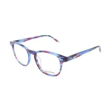 Calvin CK-5960-503 Ck-5960-503 Striped Purple Azure Round Women's Plas