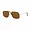 Ray Ban Ray-Ban RB3595-901383 Gold Square Brown Classic