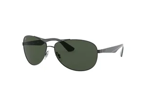 Ray Ban Ray-Ban RB3526-006/71 Men Matte Black Pilot Green