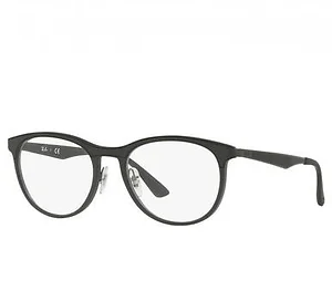 Ray Ban Ray-Ban RB7116-5196 Black Round Men's Nylon