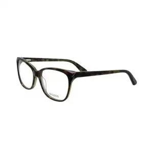 Guess GU-2494-056 Gu-2494-056 Havana Square Women's Acetate Eyeglasses