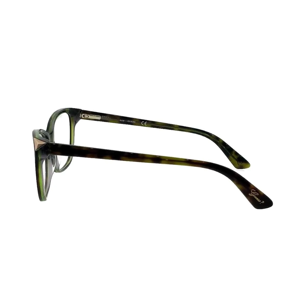 Guess GU-2494-056 Gu-2494-056 Havana Square Women's Acetate Eyeglasses