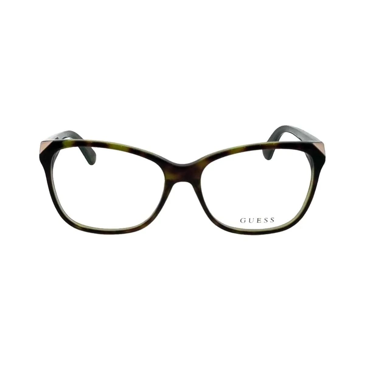 Guess GU-2494-056 Gu-2494-056 Havana Square Women's Acetate Eyeglasses