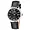 Grovana 1190.2537 Men's Black Dial Black Leather Strap Day