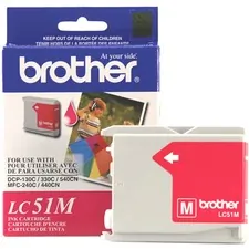 Original Brother LC51M Ink Cartridge - Inkjet - 500 Pages Black, 400 P