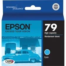 Original Epson EPS T079220 79 Ink Cartridge - Inkjet - Cyan - 1 Each