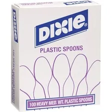 Georgia DXE SM207 Dixie Heavy Medium-weight Disposable Soup Spoons Gra