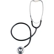 Medline MII MDS926201 Medline Dual-head Stethoscope - Latex-free - Bla