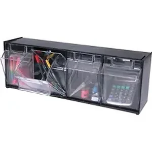 DEF 20404OP | Deflecto Tilt Bin Interlocking Multi-Bin