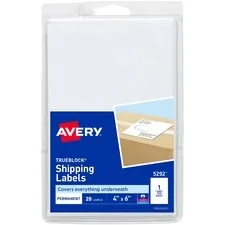 Avery 05292 Averyreg; Trueblock Permanent Shipping Labels - Permanent 