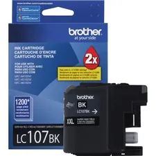 Original Brother LC107BK Innobella  Super High Yield Black Ink Cartrid