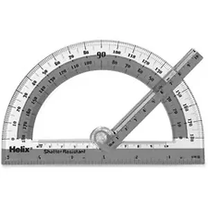 Helix Helix Swing Arm Protractor - 1 Piece(s) - Plastic -