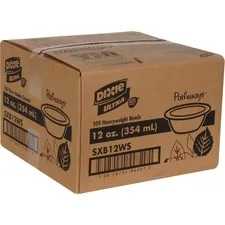 Georgia DXE SXB12WS Dixie Ultra 12 Oz. Heavy Weight Paper Bowls - - Pa