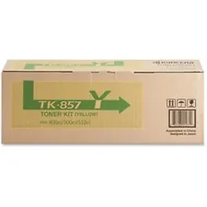 Kyocera Toner, TK-857Y, 1T02H7AUS0, Yellow, 18, 000 pg yield