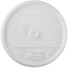 Dart DCC 12UL Dart Sip Thru Lid - 1000  Carton - Translucent