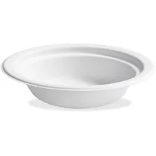 Huhtamaki HUH 21230 Chinet 12oz White Disposable Bowls - - Molded Fibe