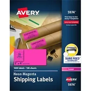 05974 | Avery Dennison Avery® High Visibility Neon