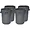 GJO 11581CT | Genuine Joe 44-gal Heavy-duty Trash Container