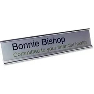 IPP 905899 | Imprint Plus Mighty Badge Desk Plate Signage
