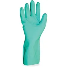 Impact PGD 8217L Proguard Flock Lined 12 Green Nitrile Gloves - Large 