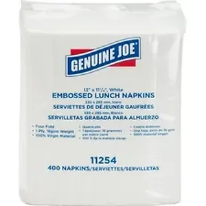 GJO 11254CT | Genuine Joe 1-ply Embossed Lunch Napkins - 1