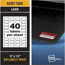 Avery AVE 61525 Averyreg; Permatrack Asset Tag Label - Permanent Adhes