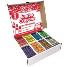 Crazart CZA 740061 Cra-z-art Jumbo Crayons Classroom Pack - Multi - 20