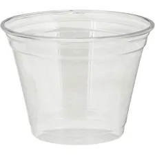 Georgia DXE CPET9 Dixie Foods Clear Plastic Cold Cups - 50  Pack - 9 F