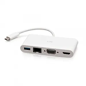 C2g C2G29829 Usb-c To Hdmi Vga Rj45 Adapter