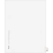 Avery 1FD005 Averyreg; Individual Legal Exhibit Dividers - Avery Style