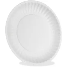 Georgia DXE 709902WNP9 Dixie Uncoated Paper Plates By Gp Pro - - Paper