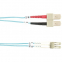 Black FO10G-010M-SCLC Fiber Patch Cable 10m 10 Gig Sc To Lc Aq