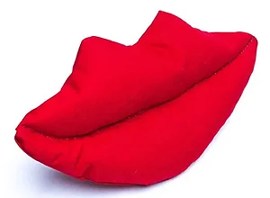 American Dog Large Big Red Lips Dog Toy for Playful Pups