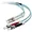 F2F402L0-01M-G | Belkin 1M Fiber Optic Cable, 10GB Aqua
