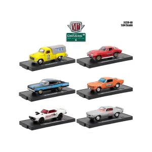 M2 11228-46 Drivers 6 Cars Set Release 46 In Blister Packs 164 Diecast