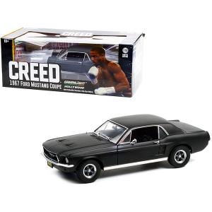 Greenlight 13611 1967 Ford Mustang Coupe Matt Black (adonis Creed\'s) 