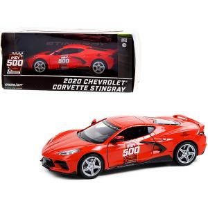 Greenlight 18258 2020 Chevrolet Corvette C8 Stingray Coupe Red Officia