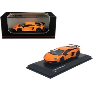 Kyosho KS07065A2 Lamborghini Aventador Sv Orange 164 Diecast Model Car