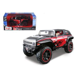 Maisto 31309bk/r 2008 Hummer Hx Concept Blackred All Stars 124 Diecast