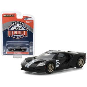 Greenlight 13200A 2017 Ford Gt Black 2 - Tribute To 1966 Ford Gt40 Mk 