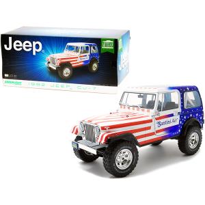 Greenlight 19090 1982 Jeep Cj-7 Santini Air With American Flag Graphic