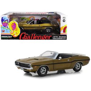 Greenlight 13527 1970 Dodge Challenger Rt Convertible With Luggage Rac