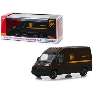 Greenlight 86156 2018 Ram Promaster 2500 Cargo High Roof United Parcel