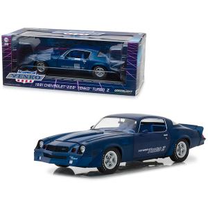 Greenlight 13520 1981 Chevrolet Z28 Yenko Turbo Z Blue 118 Diecast Mod