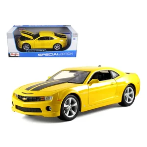 31173y | Maisto 2010 Chevrolet Camaro SS RS Yellow Diecast