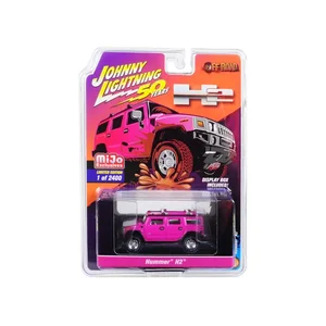 JLCP7210 | Johnny Lightning Limited Edition Hummer H2 Pink